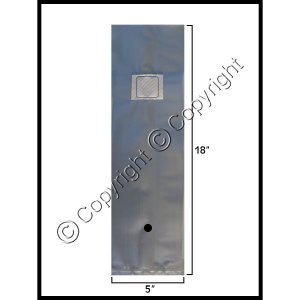 (image for) Medium Mushroom Grow Bag w/ Injection Port [0.5 µm Micron Filter] Unicorn Bag Type 10A‑Inj