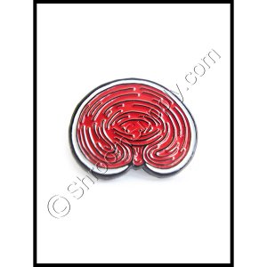 (image for) "Red Reishi" Enamel Mushroom Pin