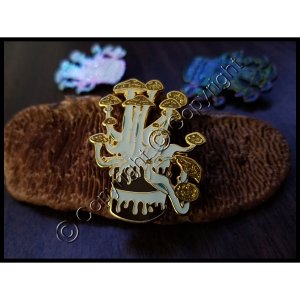 (image for) "Birthday Cake" Mushroom Lapel Pin