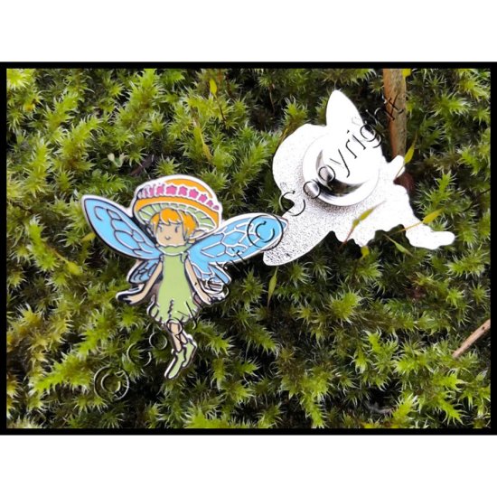 (image for) "B+" Enamel Mushroom Pin